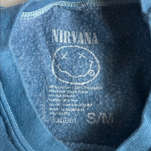 Urban Outfitters Nirvana Multicolor Graphic Crewneck Sweatshirt - Picture 2 of 3